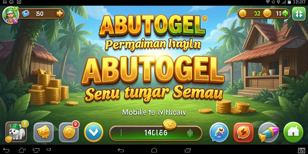 Screenshot gameplay <strong>ABUTOGEL</strong> menampilkan aksi Idle yang menarik dan santai.