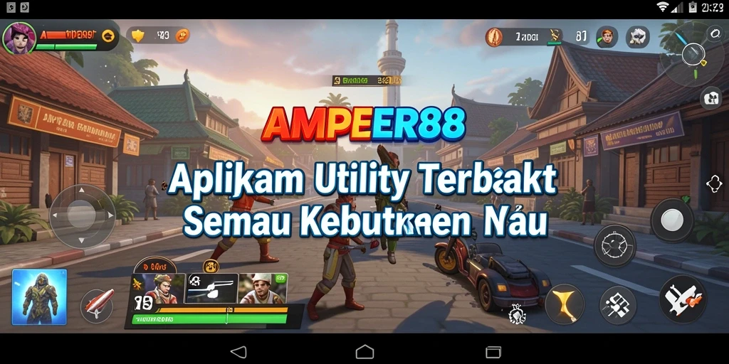 Tampilan antarmuka AMPER88 yang sederhana dan fungsional untuk pengelolaan Utility.