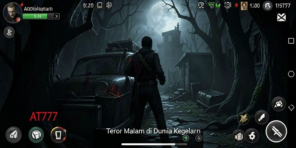 Tampilan gameplay yang menegangkan dan atmosfer mencekam di AT777.