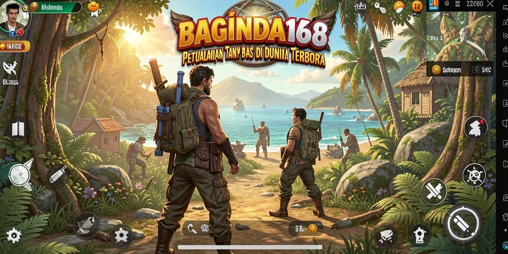 Tampilan gameplay menakjubkan dari BAGINDA168 di dunia terbuka.