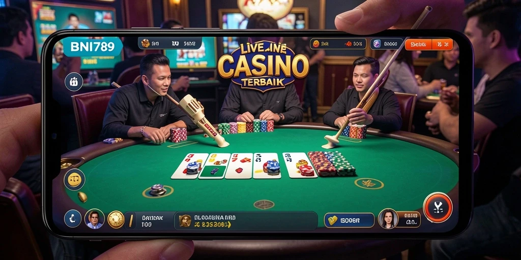 Tampilan gameplay BNI789 yang menarik dan interaktif untuk permainan Live Casino.