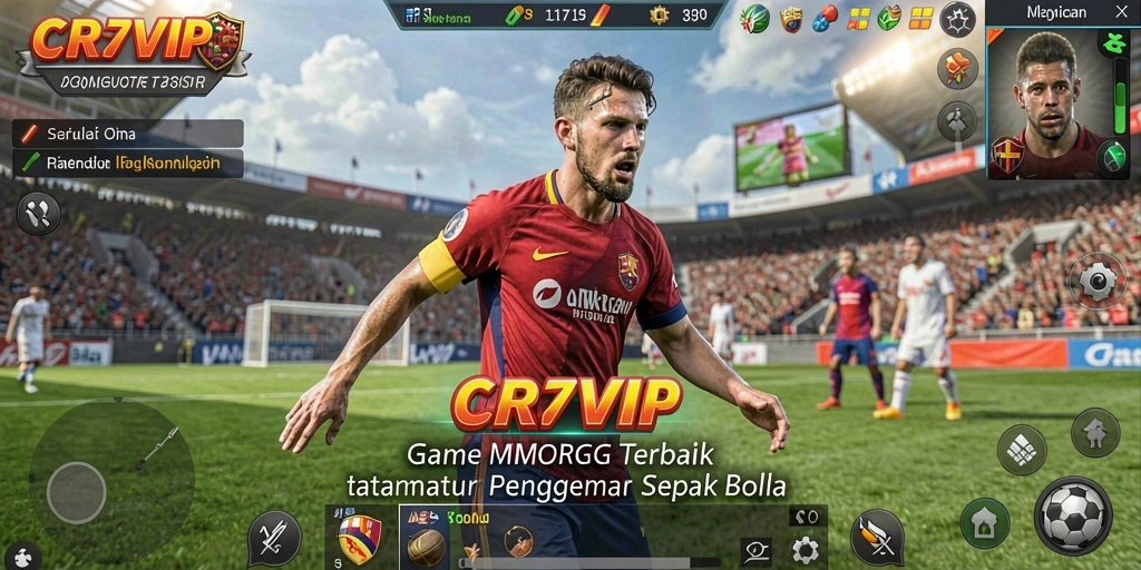 Tampilan gameplay seru di dunia CR7VIP yang penuh aksi.
