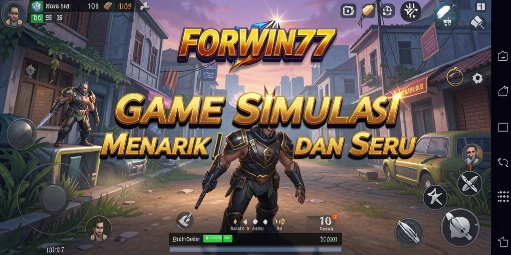 Tampilan gameplay menarik dari FORWIN77 yang penuh strategi dan kreativitas.