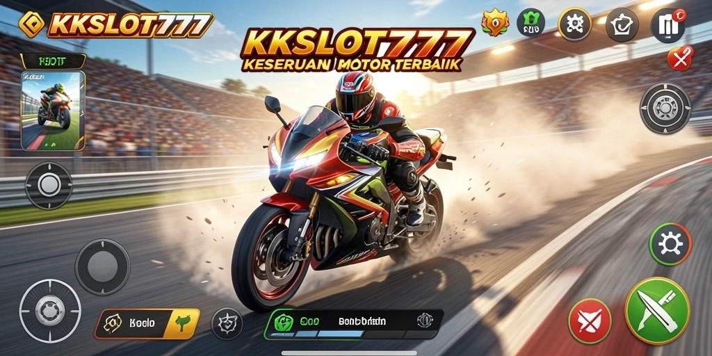Gameplay seru KKSLOT777 dalam balap motor yang mendebarkan.
