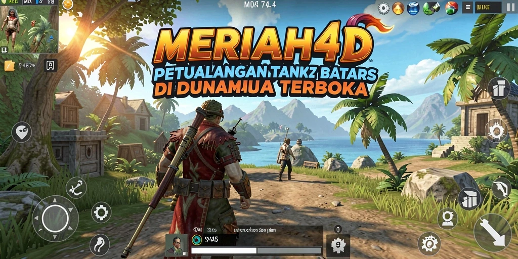 Tampilan gameplay MERIAH4D yang menakjubkan di dunia terbuka.