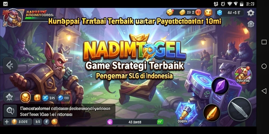 Tampilan gameplay seru dalam NADIMTOGEL yang penuh strategi.
