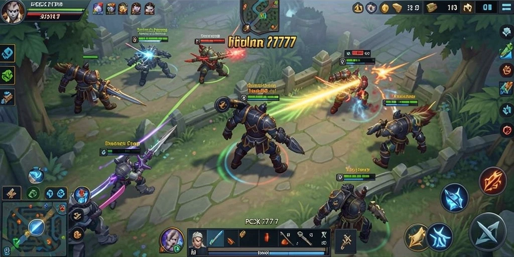 Tampilan gameplay menantang PCX777 dengan strategi yang mendebarkan.