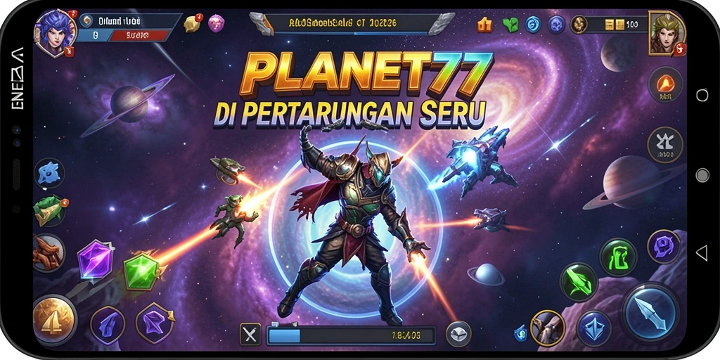 Tampilan menarik dari gameplay Fighting yang mendebarkan di PLANET77.