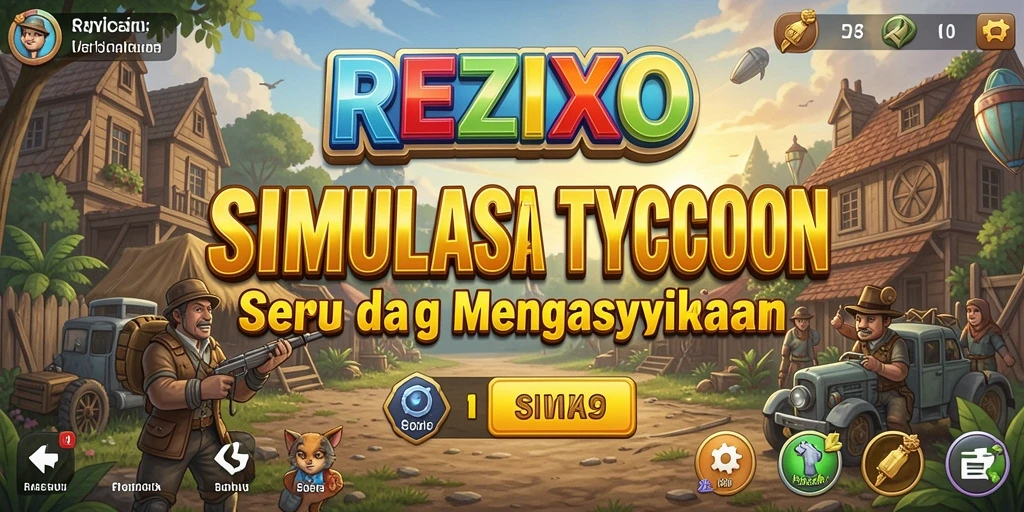 Tampilan gameplay yang menantang dalam REZIXO.