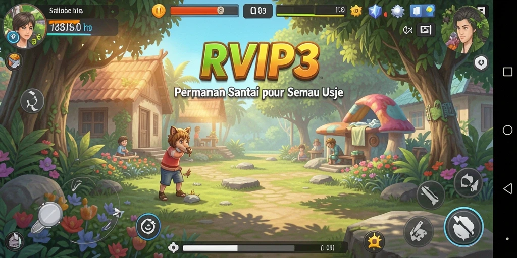 Screenshot gameplay <strong>RVIP3</strong> menampilkan aksi seru dan grafis yang menarik.
